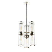 Alora Lighting REVOLVE II CH311633PNCG Chandelier Contemporary - Clear Glass Polished Nickel