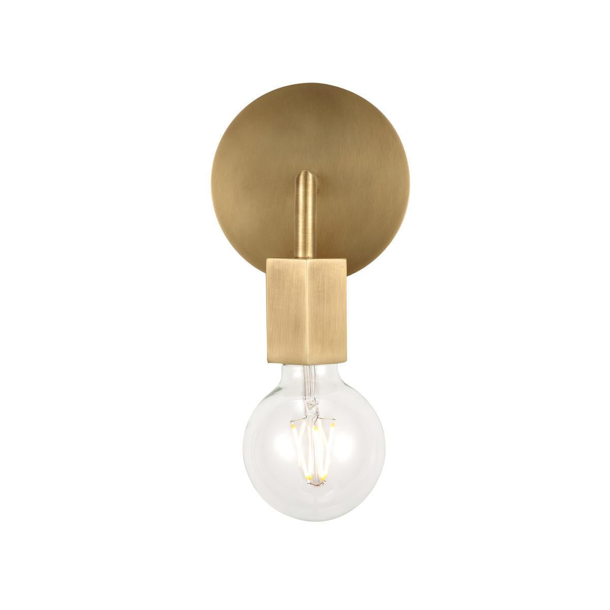 Alora Lighting HEXA WV307001VB Sconce Transitional - Brass