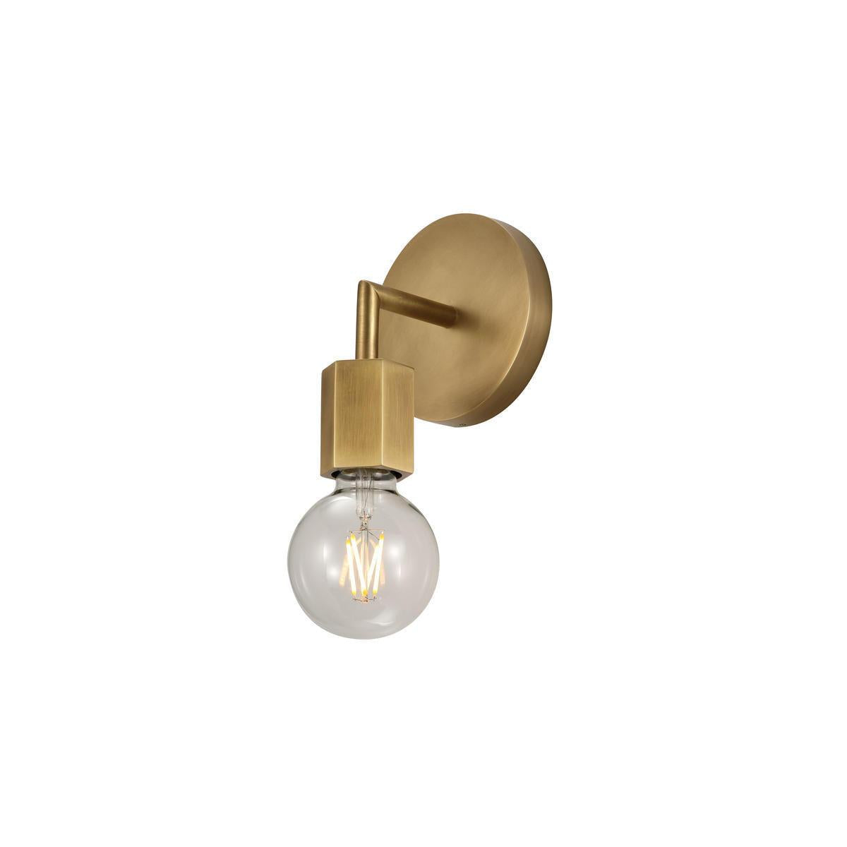 Alora Lighting HEXA WV307001VB Sconce Transitional - Brass