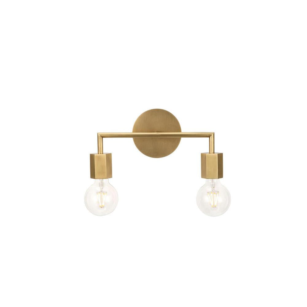 Alora Lighting HEXA WV307002VB Bathroom Fixture Transitional - Brass