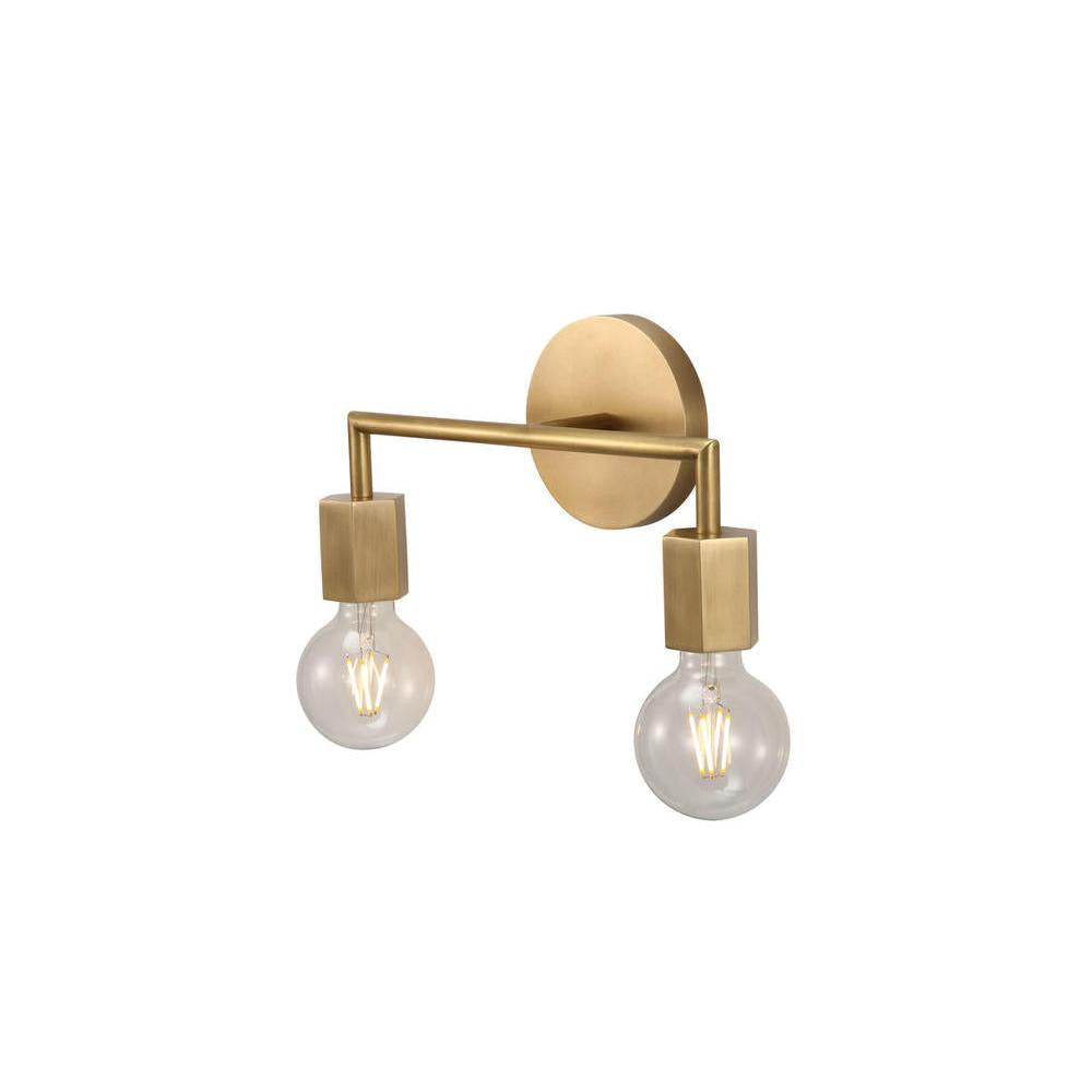 Alora Lighting HEXA WV307002VB Bathroom Fixture Transitional - Brass